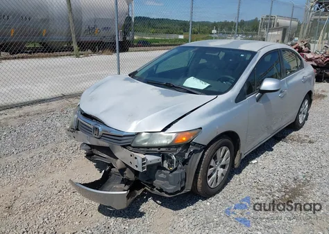 2012 Honda Civic Lx from USA, damaged, VIN 2HGFB2F50CH300433